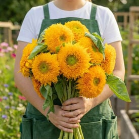 Goldy Double, Organic Sunflower Seeds